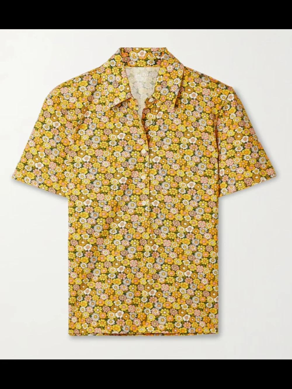 Tory Sport Tory Burch Ginger Lily Vintage Bouquet Performance Polo L NWT